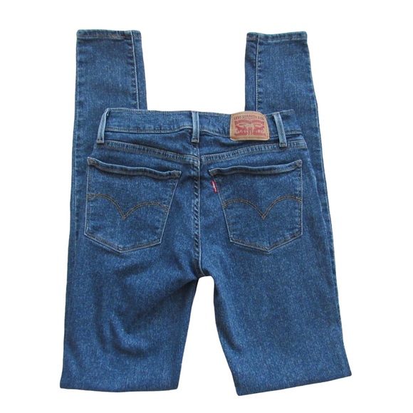 Levi’s 710 Super Skinny Jeans Size 26 Medium Wash Mid Rise Pockets Casual - Picture 2 of 6